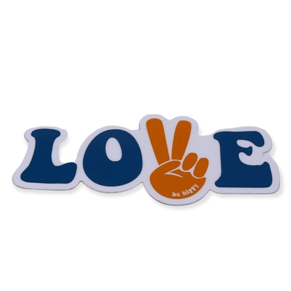 NWT Be Hippy Love Sticker